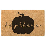 Hey There Pumpkin Doormat / Welcome Mat / Fall Door Mat / Autumn Outdoor Mat /  Boho Decor / Halloween Decor / Fall Decor / Fall Leaves