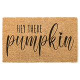 Hey There Pumpkin Doormat / Welcome Mat / Fall Door Mat / Autumn Doormat / Outdoor Rug / Halloween Decor / Fall Decor / Outdoor Decor