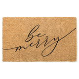 Be Merry Christmas Doormat / Holiday Doormat / Joyeux Noel / Holiday Decor / Christmas Design / Christmas Gift for Mom / Hostess Gift