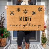 Merry Everything Doormat / Holiday Doormat / Happy Holidays / Holiday Decor / Christmas Design / Christmas Gift for Mom / Inclusive Gift