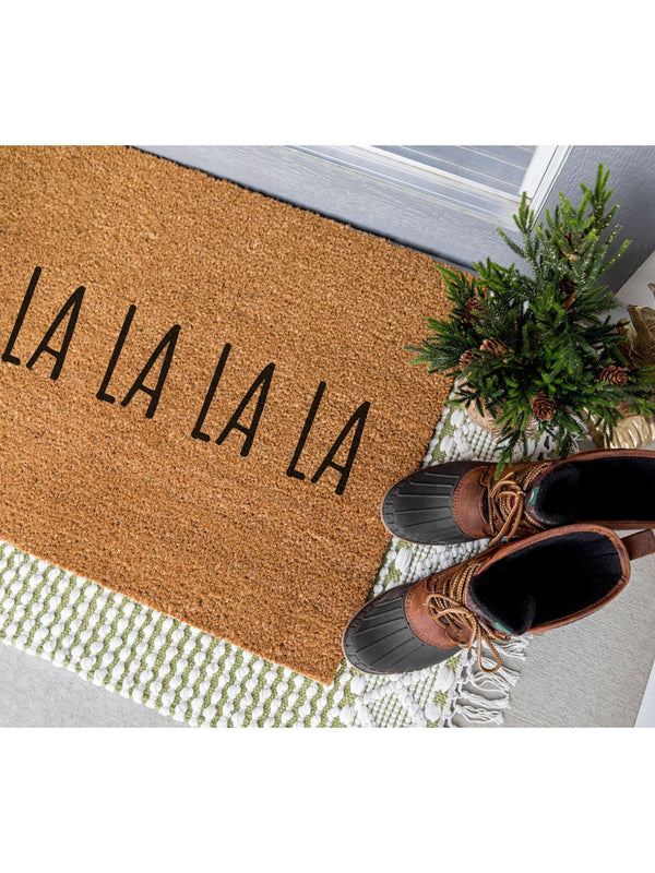 Fa La La La La Christmas Doormat / Holiday Doormat / Joyeux Noel / Holiday Decor / Christmas Design / Christmas Gift for Mom / Funny Doormat