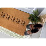 Fa La La La La Christmas Doormat / Holiday Doormat / Joyeux Noel / Holiday Decor / Christmas Design / Christmas Gift for Mom / Funny Doormat