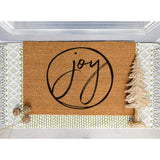 Joy Christmas Doormat / Holiday Doormat / Joyeux Noel / Holiday Decor / Christmas Design / Christmas Gift for Mom / Hostess Gift