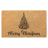 Merry Christmas Doormat / Holiday Doormat / Joyeux Noel / Holiday Decor / Christmas Design / Christmas Gift for Mom / Hostess Gift / Tree