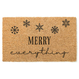 Merry Everything Doormat / Holiday Doormat / Happy Holidays / Holiday Decor / Christmas Design / Christmas Gift for Mom / Inclusive Gift