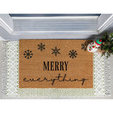Merry Everything Doormat / Holiday Doormat / Happy Holidays / Holiday Decor / Christmas Design / Christmas Gift for Mom / Inclusive Gift