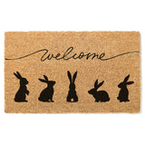 Easter Bunny Welcome Doormat, Spring Doormat, Easter Welcome Mat, Cute Door Mat, Spring Porch Decor, Spring Welcome Mats, Peter Rabbit Mat