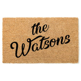 Last Name Doormat, Custom Door Mat, Personalized Wedding Gift, Surname Welcome Mat, Housewarming Gift, House Name Sign, Anniversary Gift