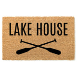 Lake House Doormat, Oar Welcome Mat, Summer Decor, Housewarming, Cottage Life, Cabin Decor, Vacation Home, Canoe, Kayak, Lake House Decor