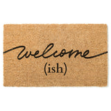 Welcome-ish Doormat, Funny Welcome Mat, Welcomeish Mat, Introvert Door Mat, Welcome ish Doormat, Funny Home Decor, Outdoor Mat, Coir Doormat