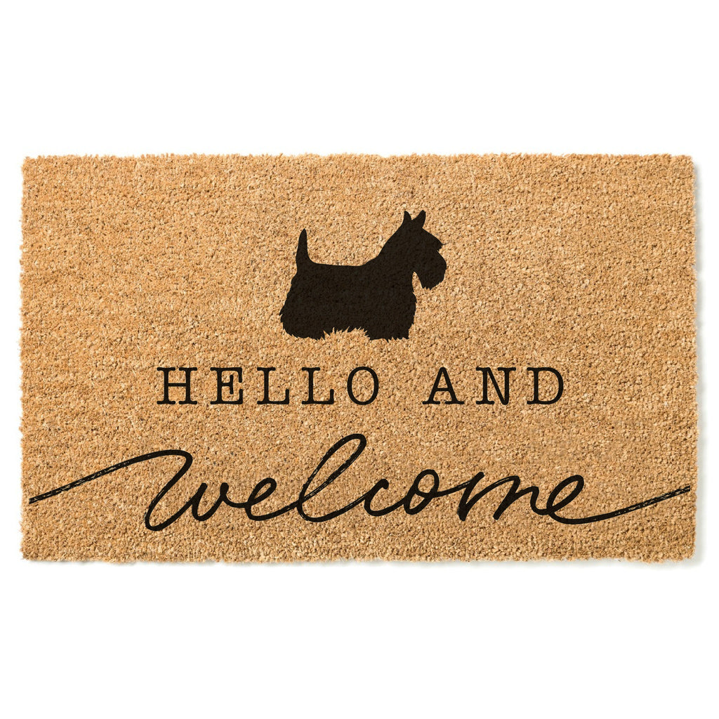 Scottish Terrier Welcome Mat – Coco & Bass