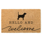 Beagle Welcome Mat, Beagle Doormat, Cute Dog Door Mat, Animal Front Doormat, Dog Breed Outdoor Rug, Dog Lover Gift, Custom Mat