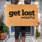 Get Lost Hoser Doormat, Canadian Door Mat, Hockey Doormat, Gift for Him, Funny Gift, Coir Doormat, Funny Hockey Welcome Mat, Front Door Mat