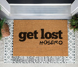 Get Lost Hoser Doormat, Canadian Door Mat, Hockey Doormat, Gift for Him, Funny Gift, Coir Doormat, Funny Hockey Welcome Mat, Front Door Mat