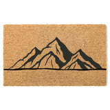 Mountain Doormat, Rocky Mountains Door Mat, Cabin Doormat, Outdoorsman Gift, Cabin Decor, Mountain Decor, Gift for Dad, Father's Day Gift