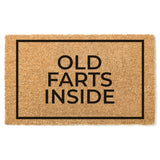 Old Farts Inside Doormat, Funny Door Mat, Gift for Parents, Funny Gift, Father's Day Gift, Custom Gift, Cute Doormat, Coir Front Door Mat