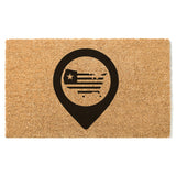 American Doormat, United States of America Map Door Mat, Gift for American, Patriotic Gift, US Coir Doormat, American Welcome Mat, US Decor