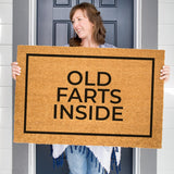 Old Farts Inside Doormat, Funny Door Mat, Gift for Parents, Funny Gift, Father's Day Gift, Custom Gift, Cute Doormat, Coir Front Door Mat