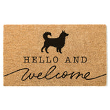 Border Collie Welcome Mat, Sheepdog Doormat, Cute Dog Door Mat, Animal Front Doormat, Dog Breed Outdoor Rug, Dog Lover Gift, Custom Mat