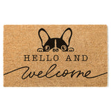 Bulldog Head Welcome Mat, French Bulldog Doormat, Cute Dog Door Mat, Animal Front Doormat, Dog Breed Outdoor Rug, Dog Lover Gift, Custom Mat