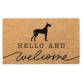 Great Dane Welcome Mat, Great Dane Doormat, Cute Dog Door Mat, Animal Front Doormat, Dog Breed Outdoor Rug, Dog Lover Gift, Custom Mat