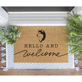 Husky Doormat, Siberian Husky Gift, Cute Dog Door Mat, Animal Front Doormat, Dog Breed Outdoor Rug, Dog Lover Gift, Custom Mat