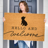 Yorkshire Terrier Doormat, Yorkshire Terrier Gift, Cute Dog Door Mat, Animal Front Doormat, Dog Breed Outdoor Rug, Dog Lover Gift, Custom