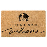 Bernese Mountain Dog Welcome Mat, Bernese Doormat, Cute Dog Door Mat, Animal Front Doormat, Dog Breed Outdoor Rug, Dog Lover Gift, Custom
