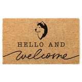 Husky Doormat, Siberian Husky Gift, Cute Dog Door Mat, Animal Front Doormat, Dog Breed Outdoor Rug, Dog Lover Gift, Custom Mat