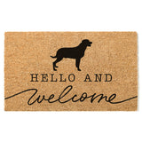 Labrador Retriever Doormat, Lab Welcome Mat, Cute Dog Door Mat, Animal Front Doormat, Dog Breed Outdoor Rug, Dog Lover Gift, Lab Dog Gift