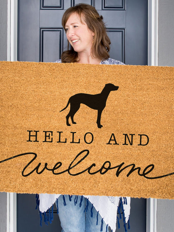 Rhodesian Ridgeback Doormat, Rhodesian Welcome Mat, Cute Dog Door Mat, Animal Front Doormat, Dog Breed Outdoor Rug, Dog Lover Gift, Custom