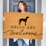 Rhodesian Ridgeback Doormat, Rhodesian Welcome Mat, Cute Dog Door Mat, Animal Front Doormat, Dog Breed Outdoor Rug, Dog Lover Gift, Custom