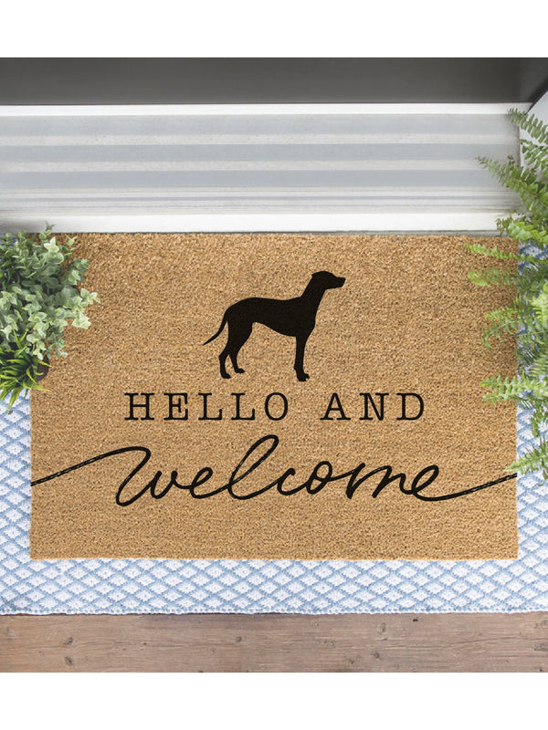Rhodesian Ridgeback Doormat, Rhodesian Welcome Mat, Cute Dog Door Mat, Animal Front Doormat, Dog Breed Outdoor Rug, Dog Lover Gift, Custom