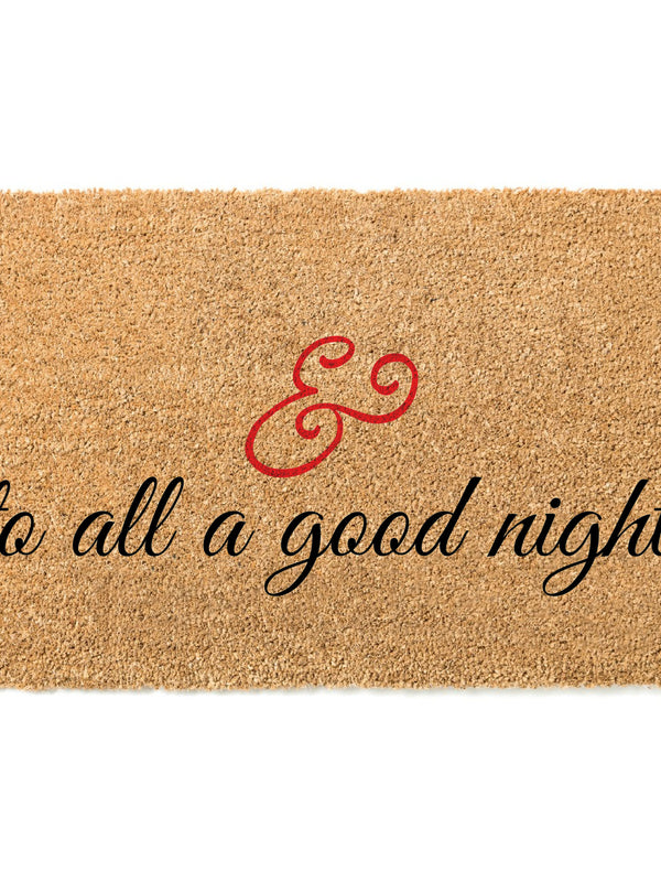 & To All A Good Night Doormat