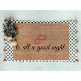 & To All A Good Night Doormat
